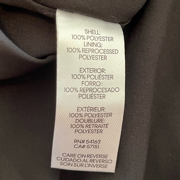 Karl Lagerfeld Black & White Geo Print Short Sleeve Surplice Mini Dress NWT Sz 2 - Picture 15 of 15